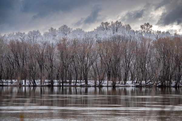 winter river